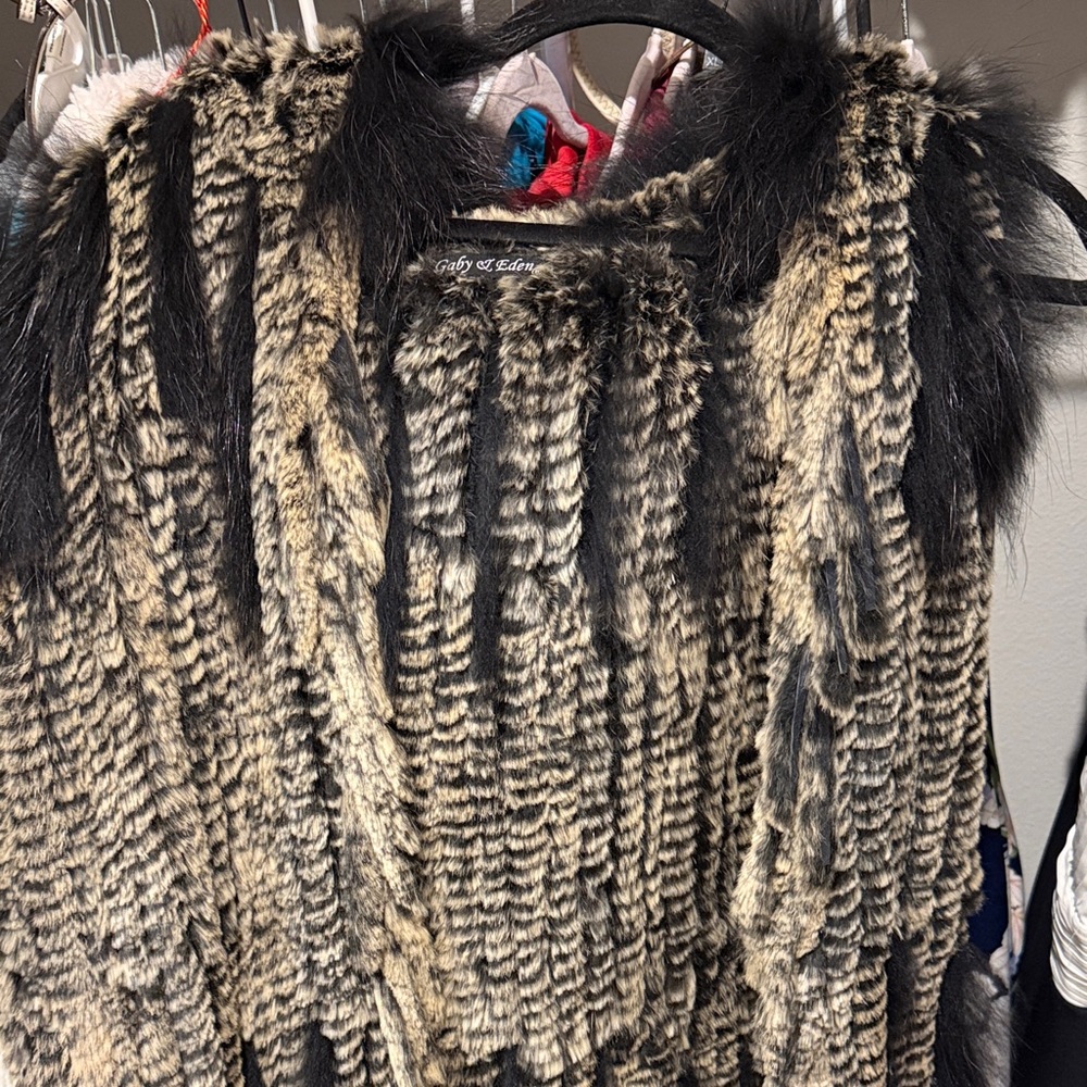 Chic Faux Fur Women's Hoodie